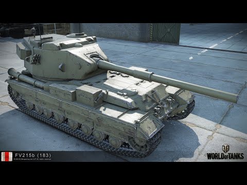 World of Tanks UA FV215b (183) - 5 ФРАГОВ 11,2K ДАМАГА