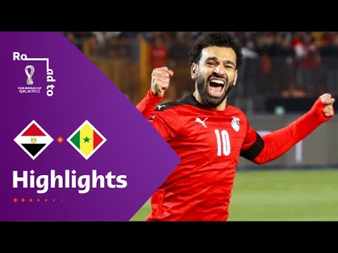 Egypt v Senegal | FIFA World Cup Qatar 2022 Qualifier | Match Highlights