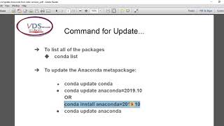 How to Update Anaconda from existing versions