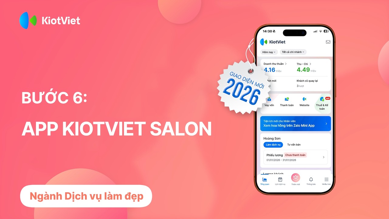 App KiotViet Salon