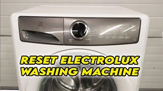 How to Reset an Electrolux Washing Machine