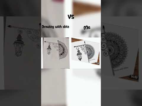 drawing with ekta vs me comment your favourite