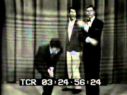 Jerry Lewis on Eddie Fisher Show with Dean Martin,1958