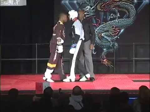 Larry Tankson Jr vs Elias Lemon 2011 Diamond Nationals Karate Tournament