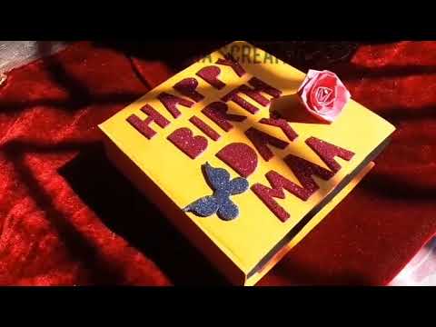 🥰Birthday Gifts For My Mother by Me || Birthday Card || Bidisha's Creatives
