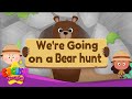 We're going on a bear hunt - Nursery Rhymes - Animation Kids song with Lyrics