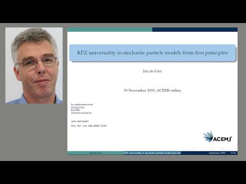 KPZ universality in stochastic particle models from first principles