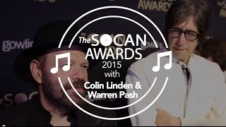 SOCAN Interviews Colin Linden & Warren Pash @ SOCAN Awards 2015