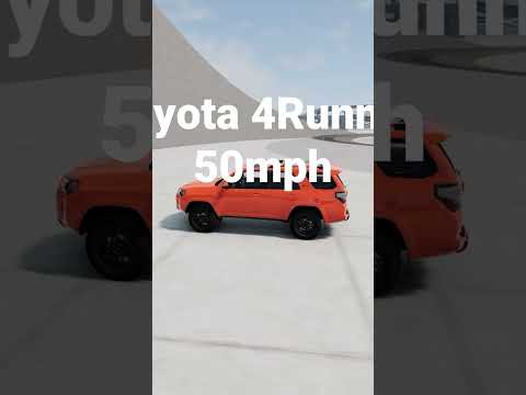Toyota 4Runner Crush Test - BeamNG.drive