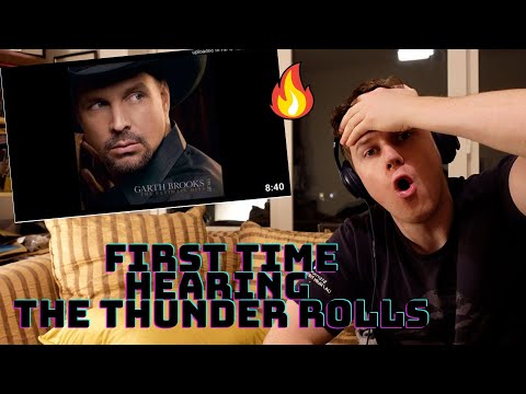 IRISH GUY FIRST TIME REACTING TO GARTH BROOKS - THE THUNDER ROLLS!!