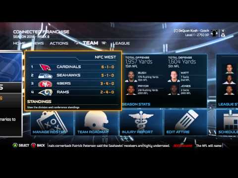 Madden 15 Online Connected Franchise Ep: 14 - Well That's Unfortunate