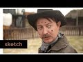 De beste moedervlekken vermommer van het Wilde Westen | Sketch Cowboys | Het Klokhuis