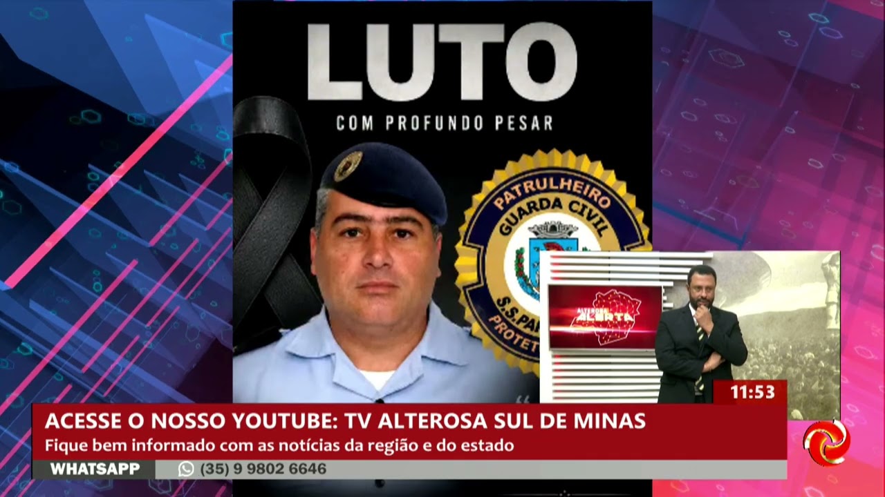 Luto em São Sebastião do Paraíso após morte de GCM em acidente