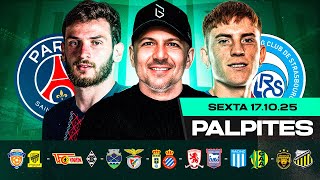 PALPITES DE FUTEBOL PARA 17 10 2025 (SEXTA-FEIRA FEIRA) | Boleiros Tips