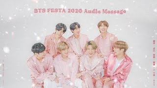 [影音] 200610 BTS FESTA 2020 Audio Message