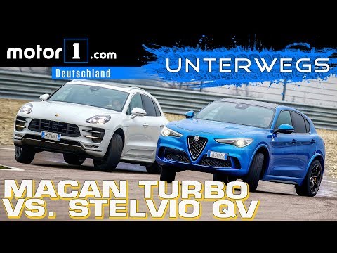 Alfa Romeo Stelvio QV vs. Porsche Macan Turbo PP | UNTERWEGS mit Daniel Hohmeyer