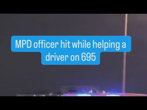 MPD officer struck on 695