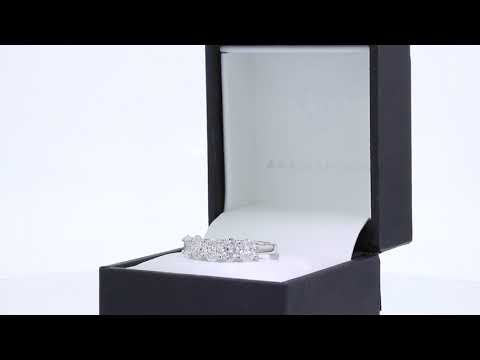 Oval Lab Created Diamond Five Stone Wedding Band | Ada Diamonds