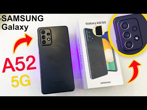 Samsung Galaxy A52 5G Unboxing, Gaming, Camera, Fingerprint  - Full Tour