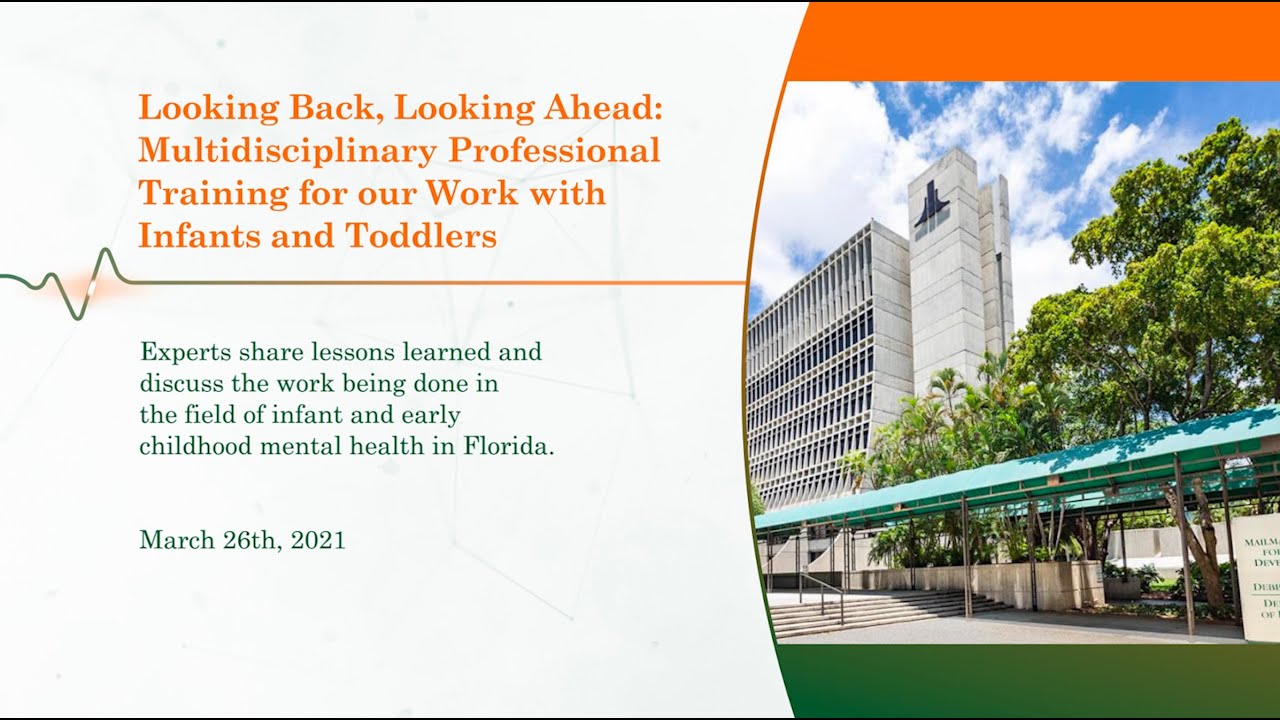 Looking Back, Looking Ahead: Multidisciplinary Training for our Work with Infants and Toddlers