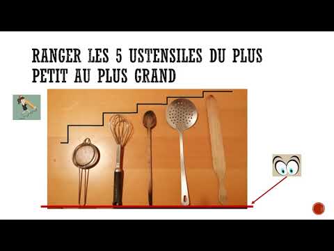 Ranger du plus grand au plus petit - PS MS