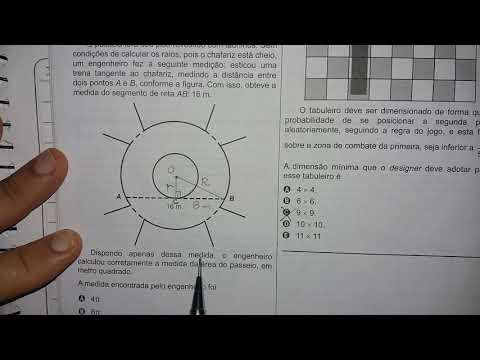 ENEM 2018 - QUESTÃO 170 - MATEMÁTICA (ROSA)