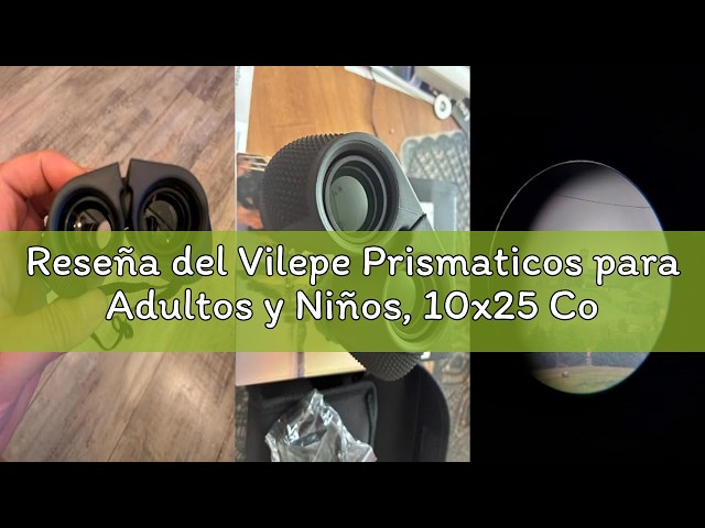 Vídeo relacionado con Vilepe Prismáticos compactos de 10 x 25 cm, minibinoculares portátiles, luz débil, Clara y Plegable, Ideal para Actividades al Aire Libre como Senderismo y observación de la Vida Silvestre para