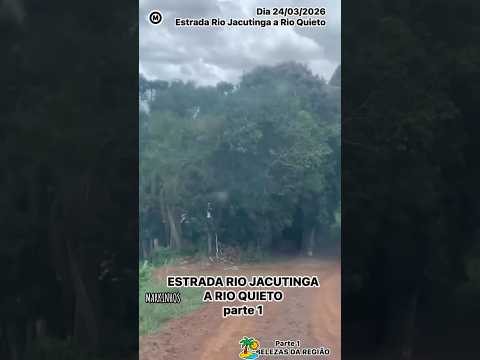 #Parte01 #EstradaRural #RioJacutinga até #RioQuieto #ManoelRibas #Paraná #Brasil #dia 24/03/26 #agro