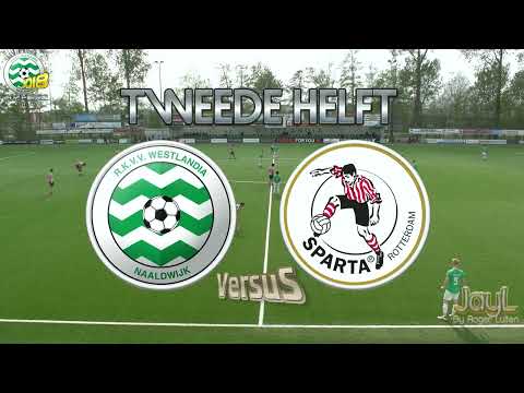 JNL JO18 Westlandia - Sparta 23 april 2022 tweede helft by Luiten
