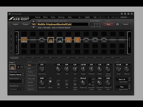 SinMix FriedmanMarshallCab! Axe Preset [SinMix Rock Pack Update]