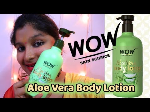 Best body lotion/ wow aloe vera body lotion review