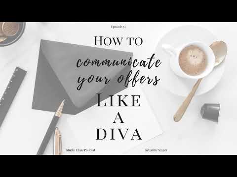 Micro Action Monday - Communicate your offers - [Studio Class podcast]