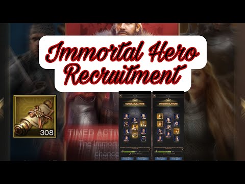 Recruiting Immortal From "Hero Return Event" | mbroe
