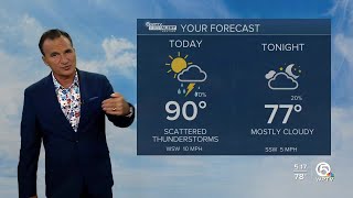 WPTV First Alert Weather Forecast for Morning of Friday, Sept. 5, 2025