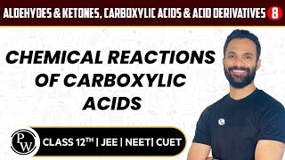 Aldehydes & Ketones, Carboxylic Acids & Acid Derivatives 08 | Chemical Reactions of Carboxylic Acids