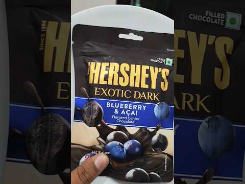 Hershey's Exotic Dark Chocolates 🍫 - Blueberry and Acai 👌