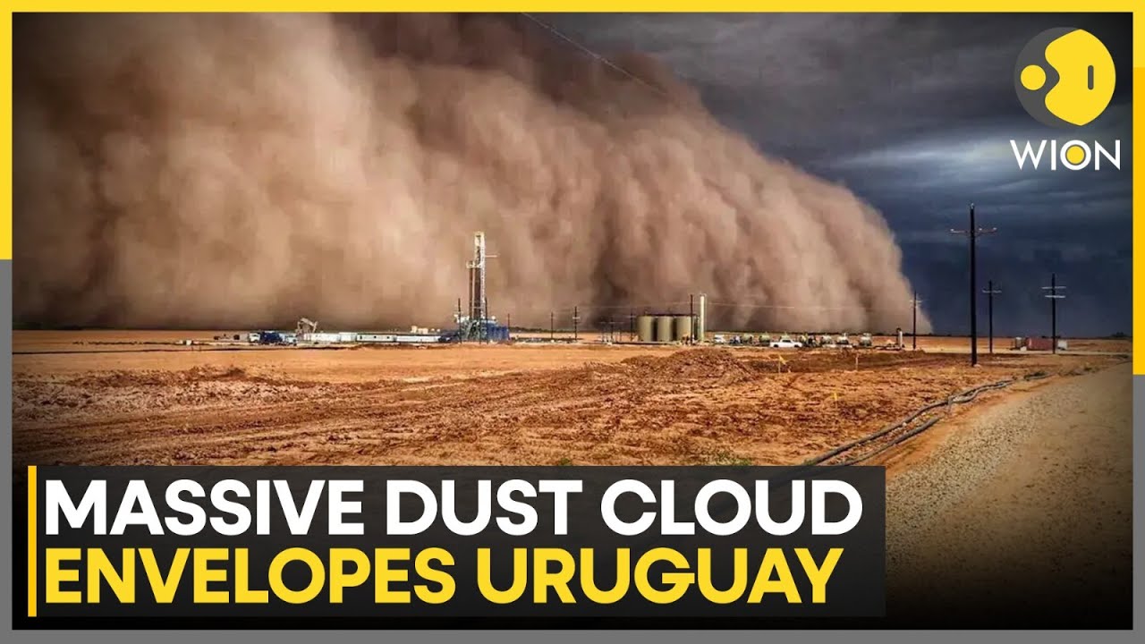 Dust Cloud: Unprecedented Dust Cloud from Patagonia Affects Uruguay | WION
