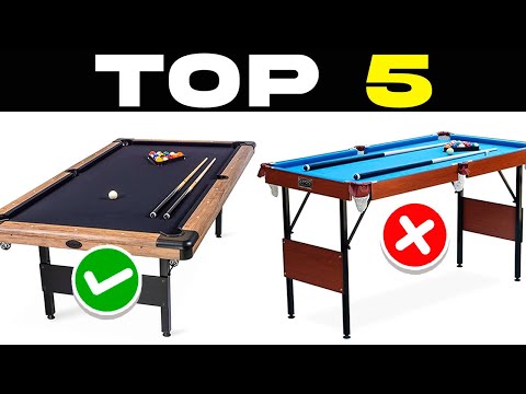 ✅ TOP 5 BEST FOLDABLE POOL TABLES 2025 | BUYING GUIDE & REVIEWS