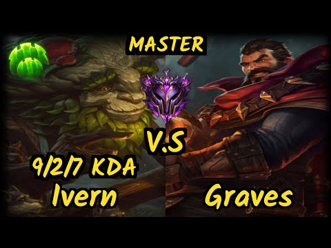 Kikis (IVERN) vs GRAVES - 9/2/7 KDA JUNGLE GAMEPLAY - EUW Ranked MASTER