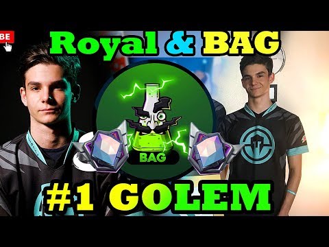 Royal & Bag Gameplays Ladder Pushing -  Best Golem Deck Clash Royale