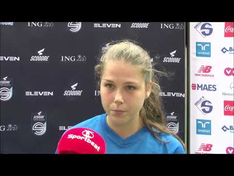 Interview met KRC Genk Ladies speelster Sien Vandersanden na de wedstrijd bij Standard de Liège