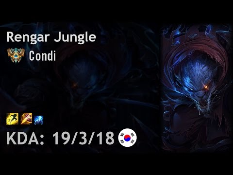 Rengar Jungle vs Elise - Condi - KR Challenger Patch 7.8