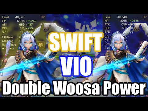 The Power SWIFT & VIO W Woosa, They help me achieve a high win rate😁😁😁【Summoners War RTA】