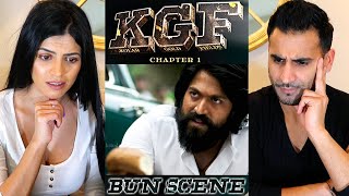 KGF | BUN SCENE EMOTIONAL REACTION & REVIEW! | Yash, Srinidhi Shetty | Prashanth Neel (2018)