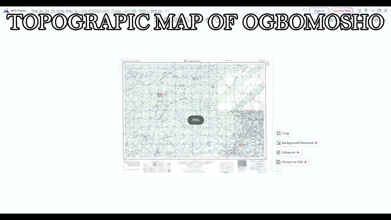 Topographic Map of Ogbomosho Nigeria  2026 (Step-by-Step Tutorial)