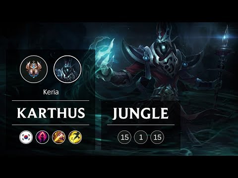 Karthus Jungle vs Nidalee - KR Challenger Patch 9.1