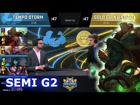 Gold Coin United vs Tempo Storm Game 2 | Semi Finals S7 NA CS Summer 2017 | GCU vs TS G2 1080p