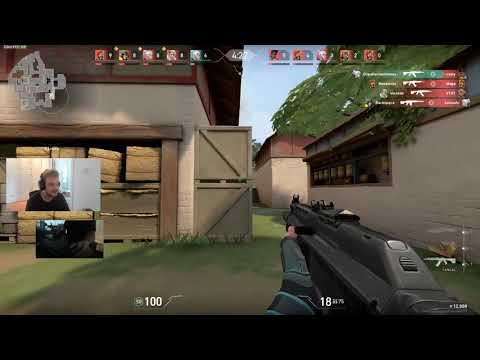 JerAx takes two headshots without a mouse - Valorant