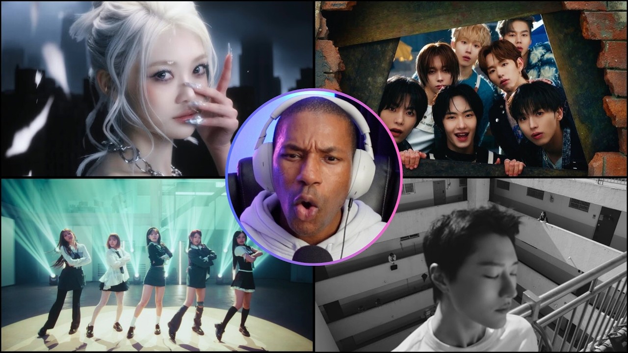 KPOP CATCH UP | EVERGLOW, TUNEXX, RESCENE, WOODZ MV REACTION | Very different vibes!!