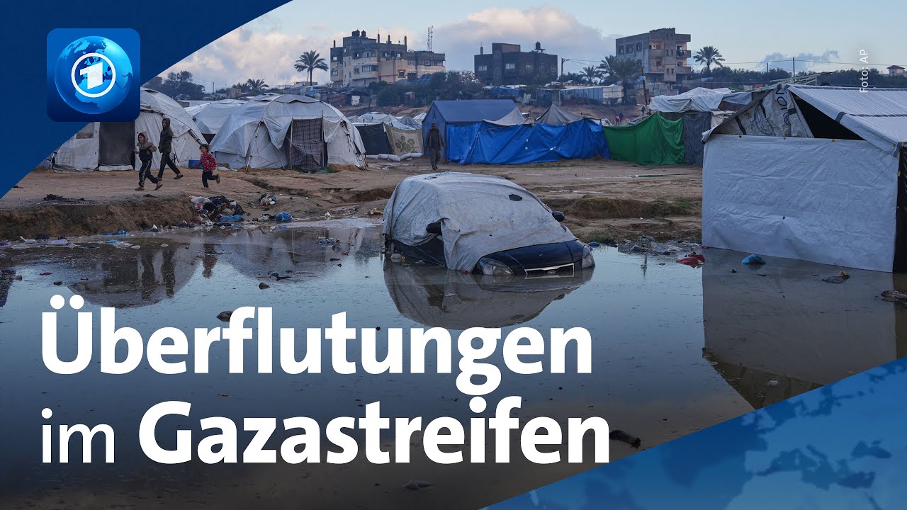 Gazastreifen: Tote nach Stürmen und Überflutungen